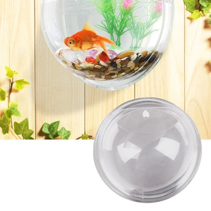 AquaGlow™ Wall-Mounted Acrylic Fish Bowl (2L)