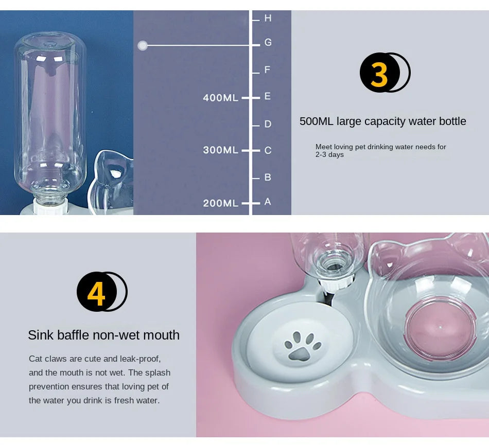 Elevated Pet Feeder | Dual Bowl Stand for Cats & Dogs