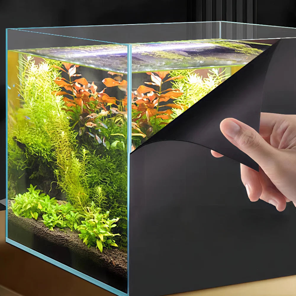 AquaBlack™ Static Cling Aquarium Background Film (30/40cm)