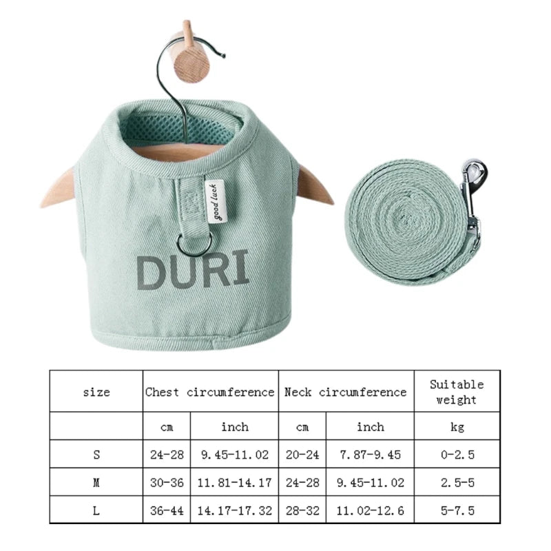 PawSecure™ Adjustable Harness Leash Set