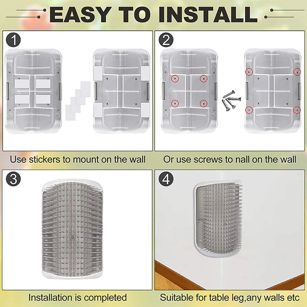 PurrLuxe™ Corner Comfort Cat Brush