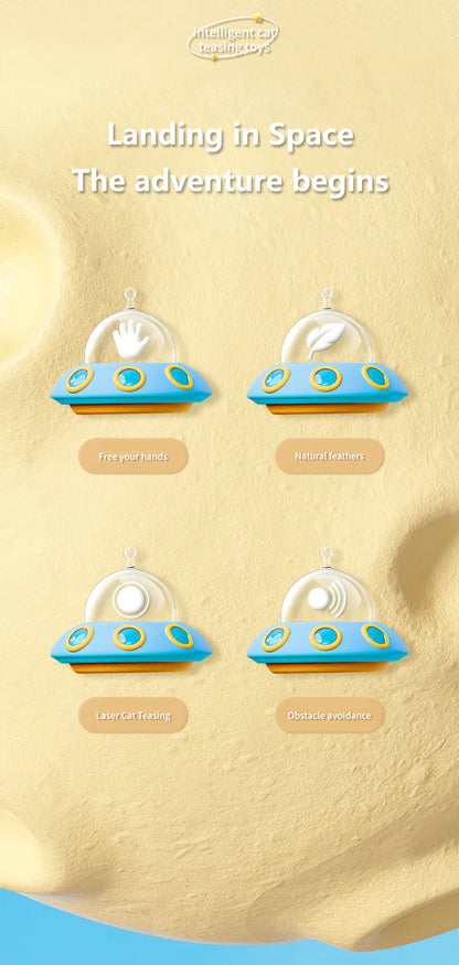 CelestiPurr™ Intelligent Feather Teaser