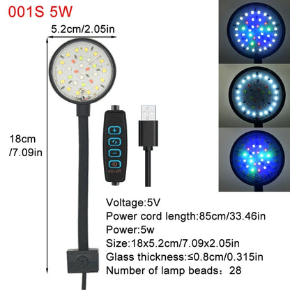 AquaGlow™ USB LED Aquarium Light
