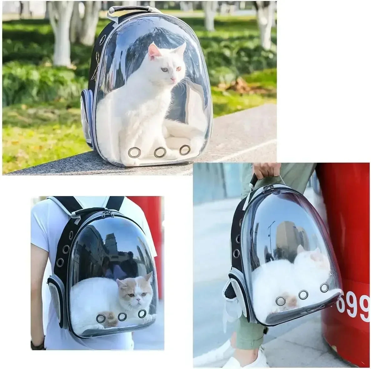 LuxeVoyage™ Bubble Cat Carrier