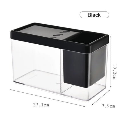 EcoView™ Rectangular Transparent Aquarium for Home & Balcony Decor