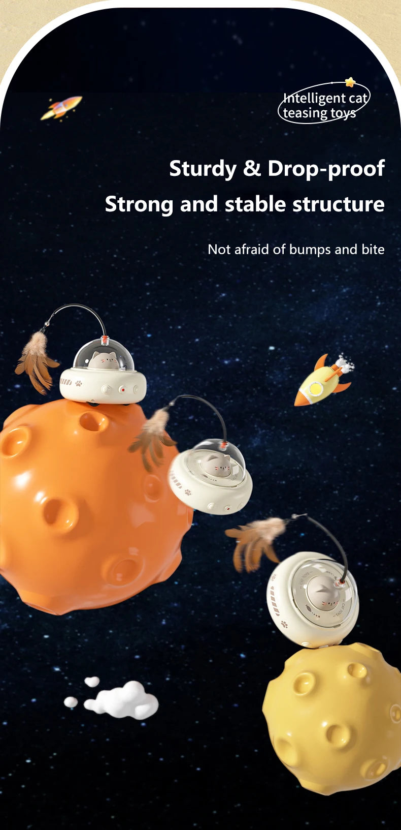 CelestiPurr™ Intelligent Feather Teaser