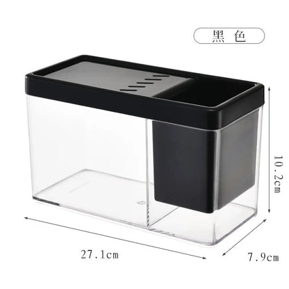 EcoView™ Rectangular Transparent Aquarium for Home & Balcony Decor