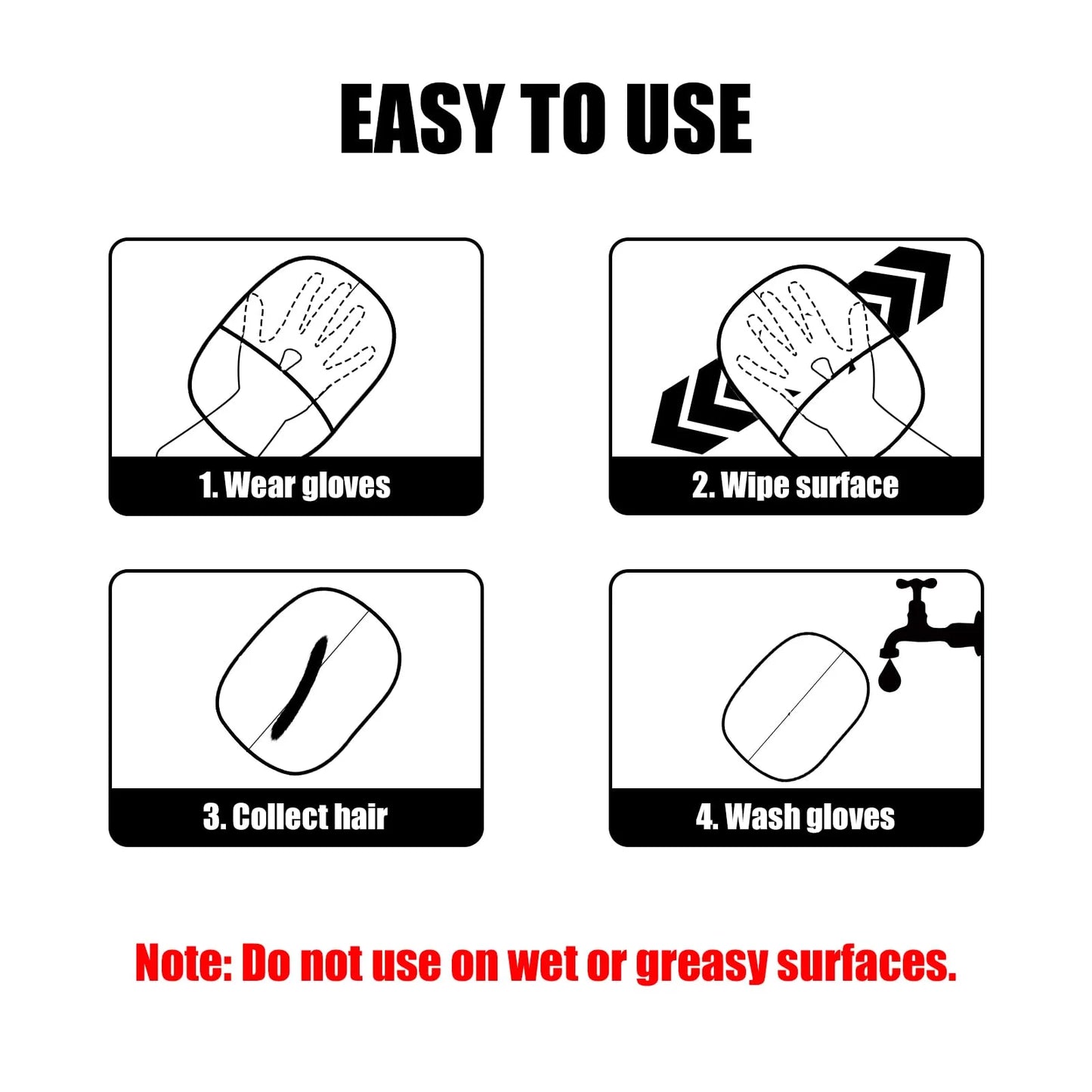 VelvetSweep™ DualTouch Grooming Gloves by Pineapple Paws™