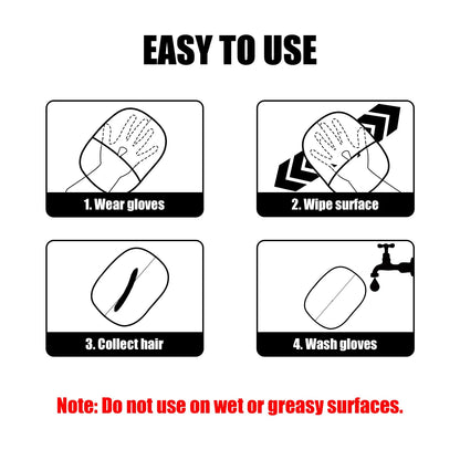 VelvetSweep™ DualTouch Grooming Gloves by Pineapple Paws™