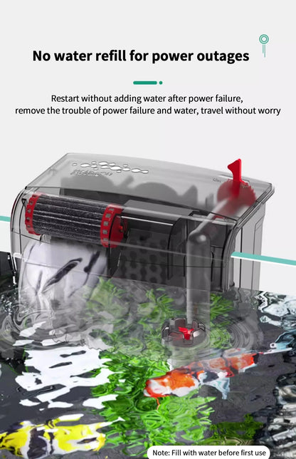 AquaClear™ 3-in-1 Wall-Mounted Filter & Surface Skimmer