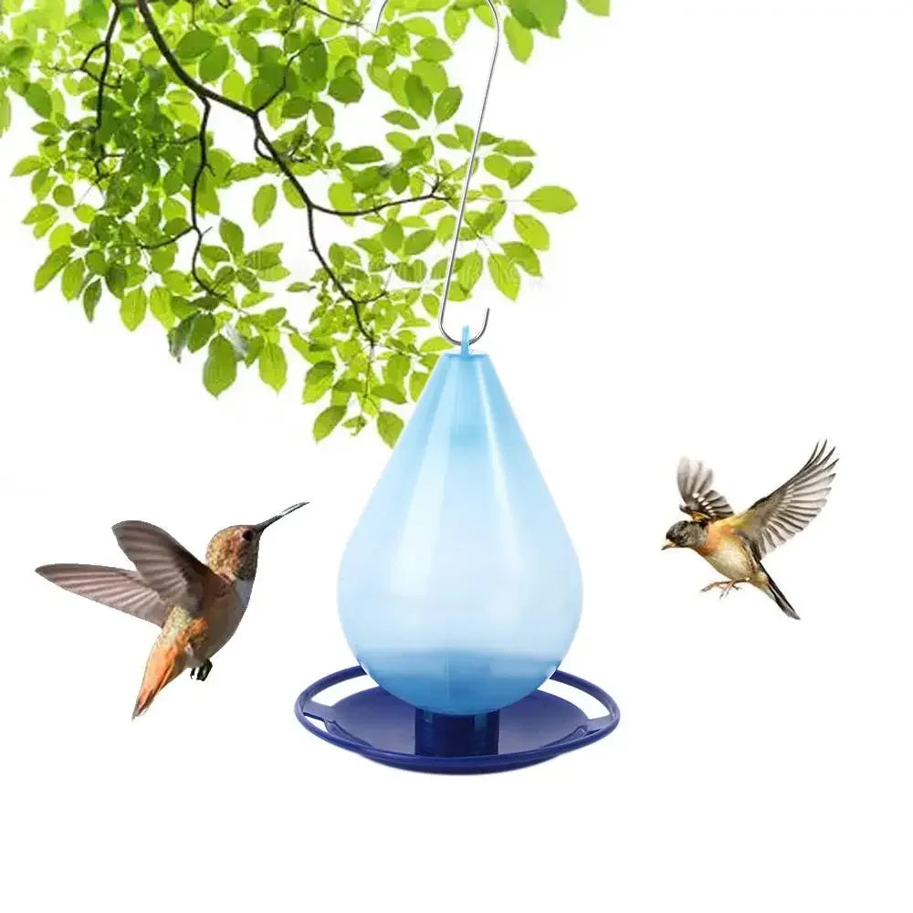 BloomFeast™ Hanging Flower Bird Feeder & Birdbath