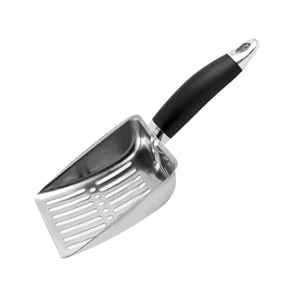 ClariScoop™ Elite Litter Shovel – Stainless Precision for Elevated Pet Hygiene