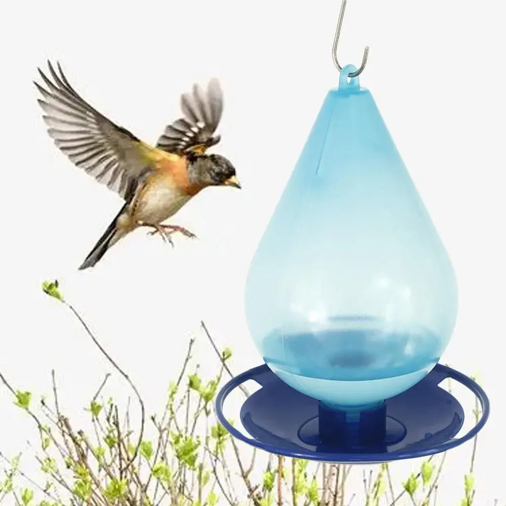 BloomFeast™ Hanging Flower Bird Feeder & Birdbath