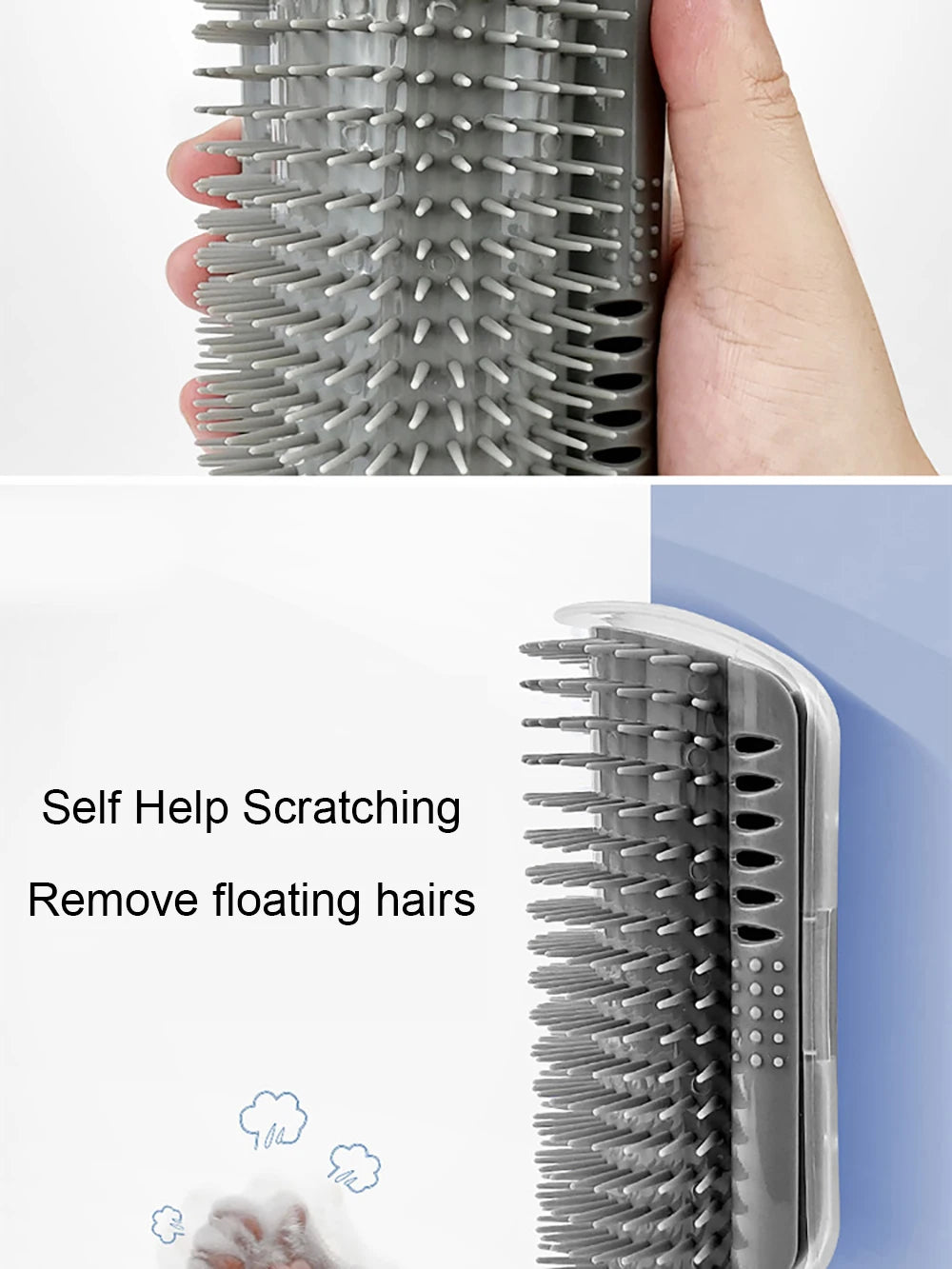 PurrLuxe™ Corner Comfort Cat Brush