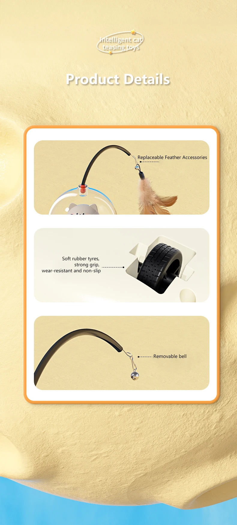 CelestiPurr™ Intelligent Feather Teaser