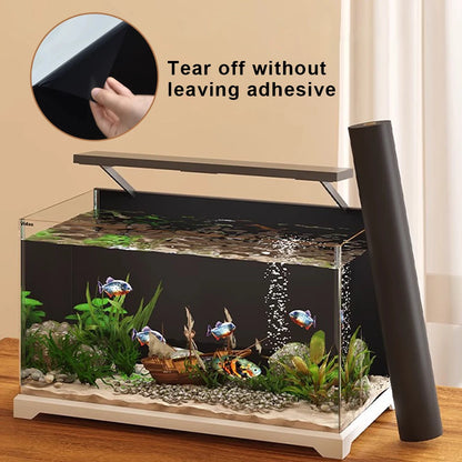 AquaBlack™ Static Cling Aquarium Background Film (30/40cm)