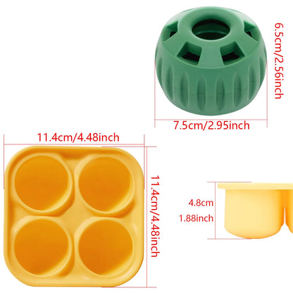 ChillChew by MeowMeows™ – Freezable Rubber Treat Toy & Silicone Mold for Dogs