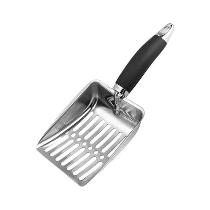 ClariScoop™ Elite Litter Shovel – Stainless Precision for Elevated Pet Hygiene
