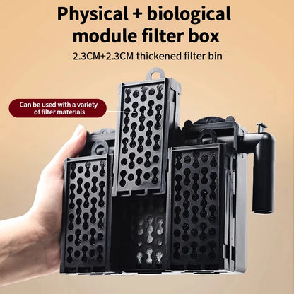 AquaClear™ 3-in-1 Wall-Mounted Filter & Surface Skimmer