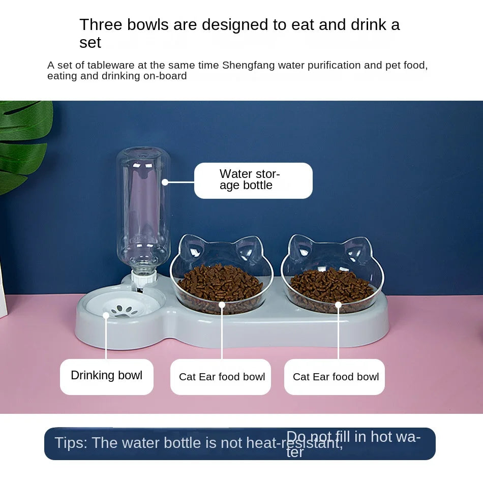 Elevated Pet Feeder | Dual Bowl Stand for Cats & Dogs