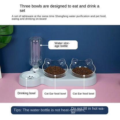 Elevated Pet Feeder | Dual Bowl Stand for Cats & Dogs