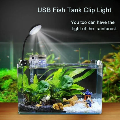 AquaGlow™ USB LED Aquarium Light