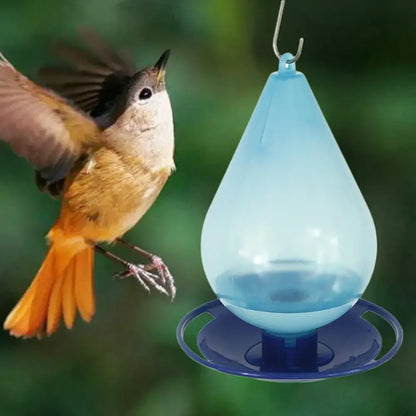BloomFeast™ Hanging Flower Bird Feeder & Birdbath
