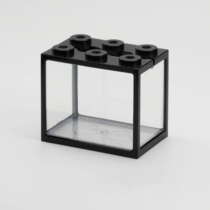 StackaTank™ – Mini Stackable Desktop Aquarium with LED Light
