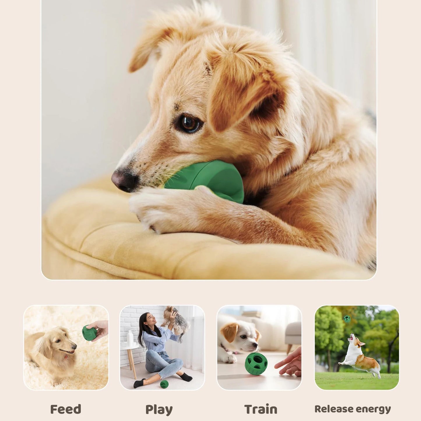 ChillChew by MeowMeows™ – Freezable Rubber Treat Toy & Silicone Mold for Dogs