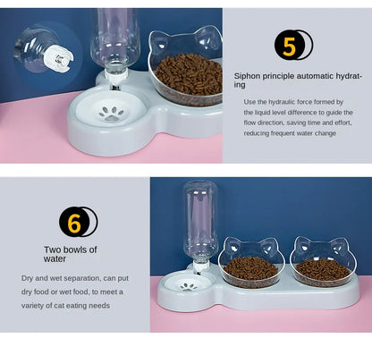 Elevated Pet Feeder | Dual Bowl Stand for Cats & Dogs