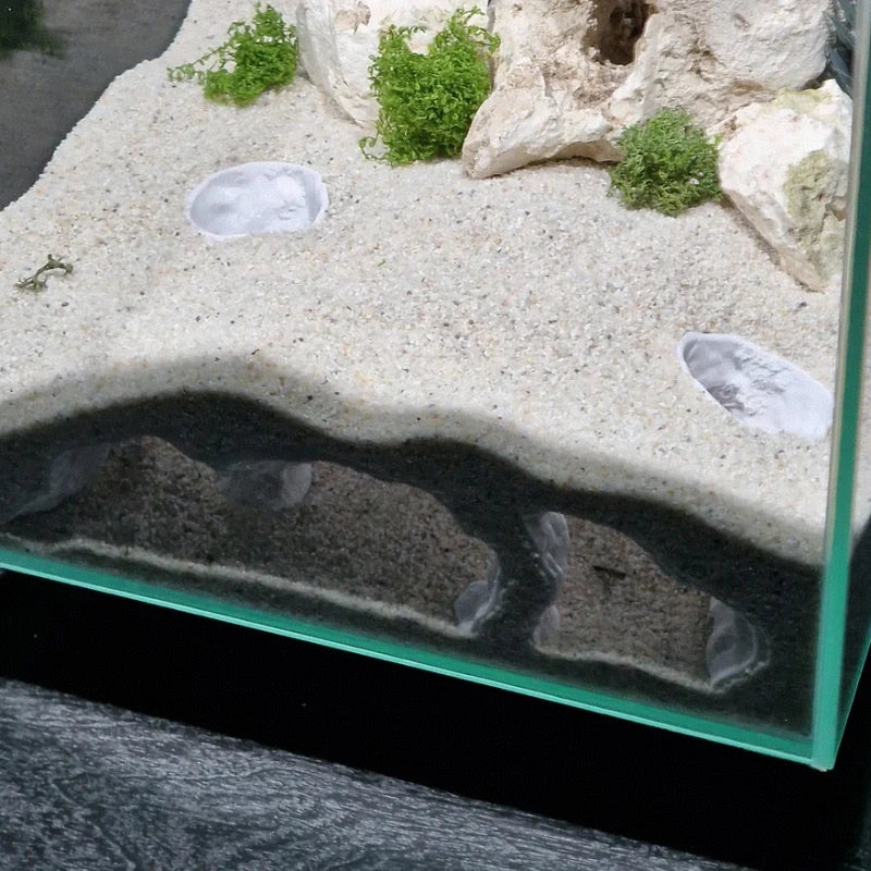 AquaHide™ 3D Printed Cave Shelter for Fish, Shrimp & Reptiles