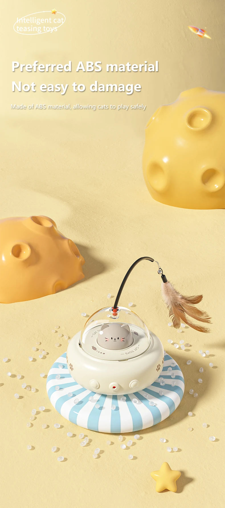 CelestiPurr™ Intelligent Feather Teaser