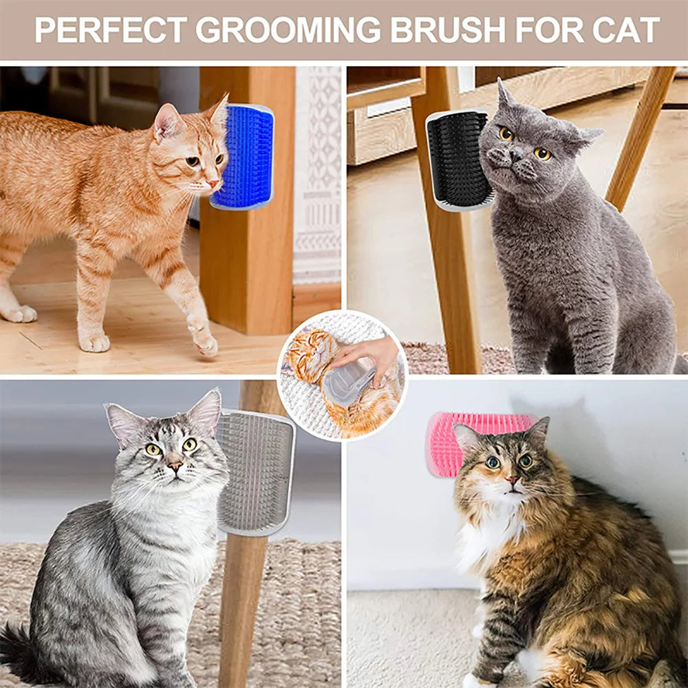 PurrLuxe™ Corner Comfort Cat Brush