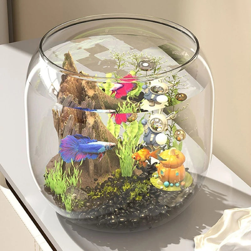 ClearHabitat™ – Desktop Aquarium with Lid for Fish or Turtles