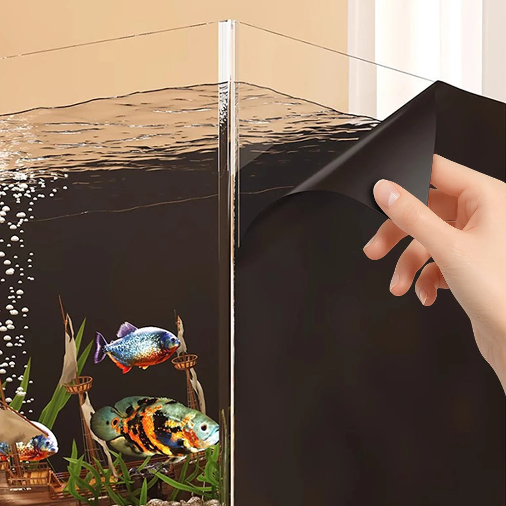 AquaBlack™ Static Cling Aquarium Background Film (30/40cm)