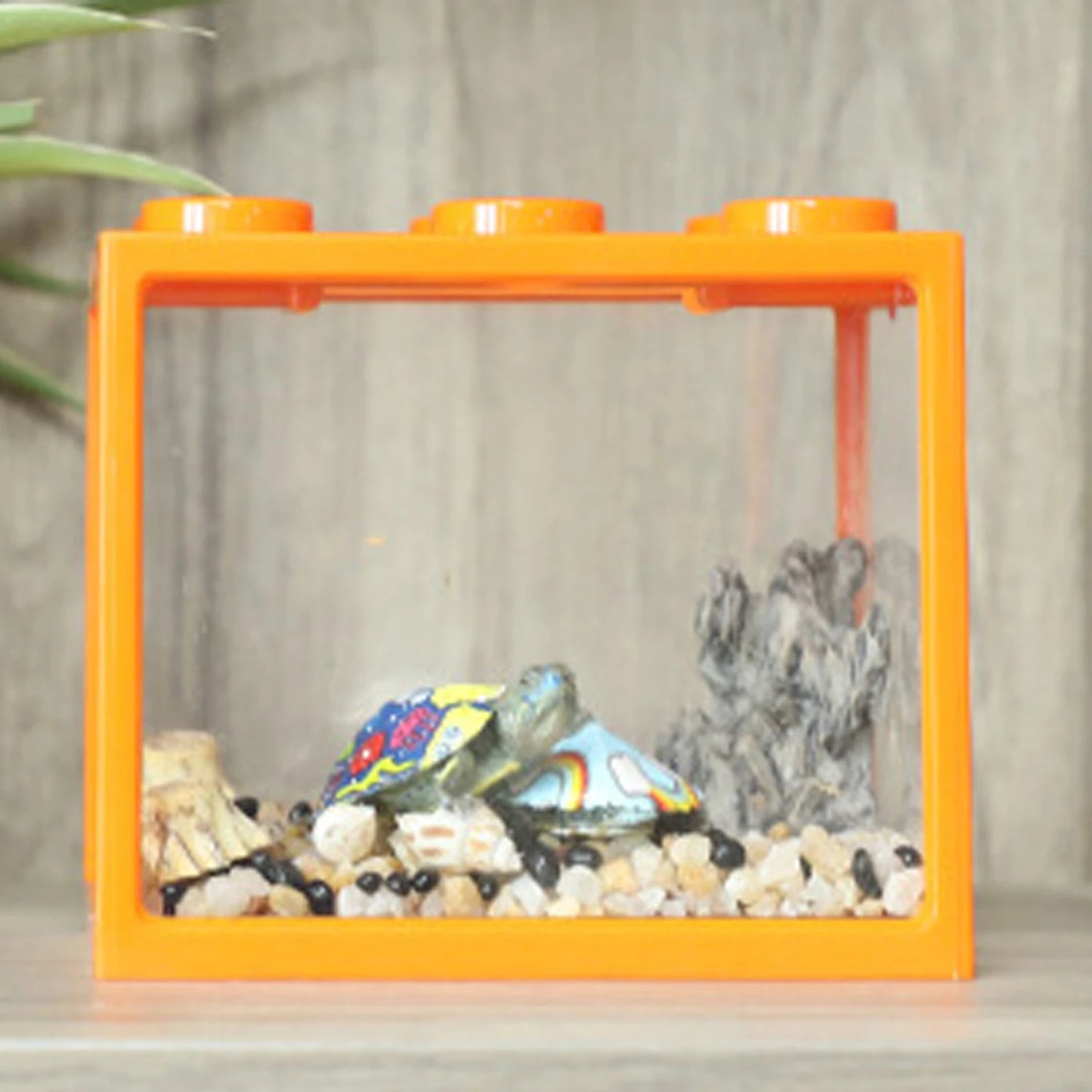 StackaTank™ – Mini Stackable Desktop Aquarium with LED Light