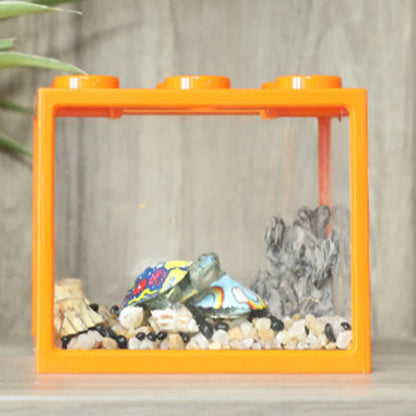 StackaTank™ – Mini Stackable Desktop Aquarium with LED Light