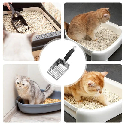 ClariScoop™ Elite Litter Shovel – Stainless Precision for Elevated Pet Hygiene