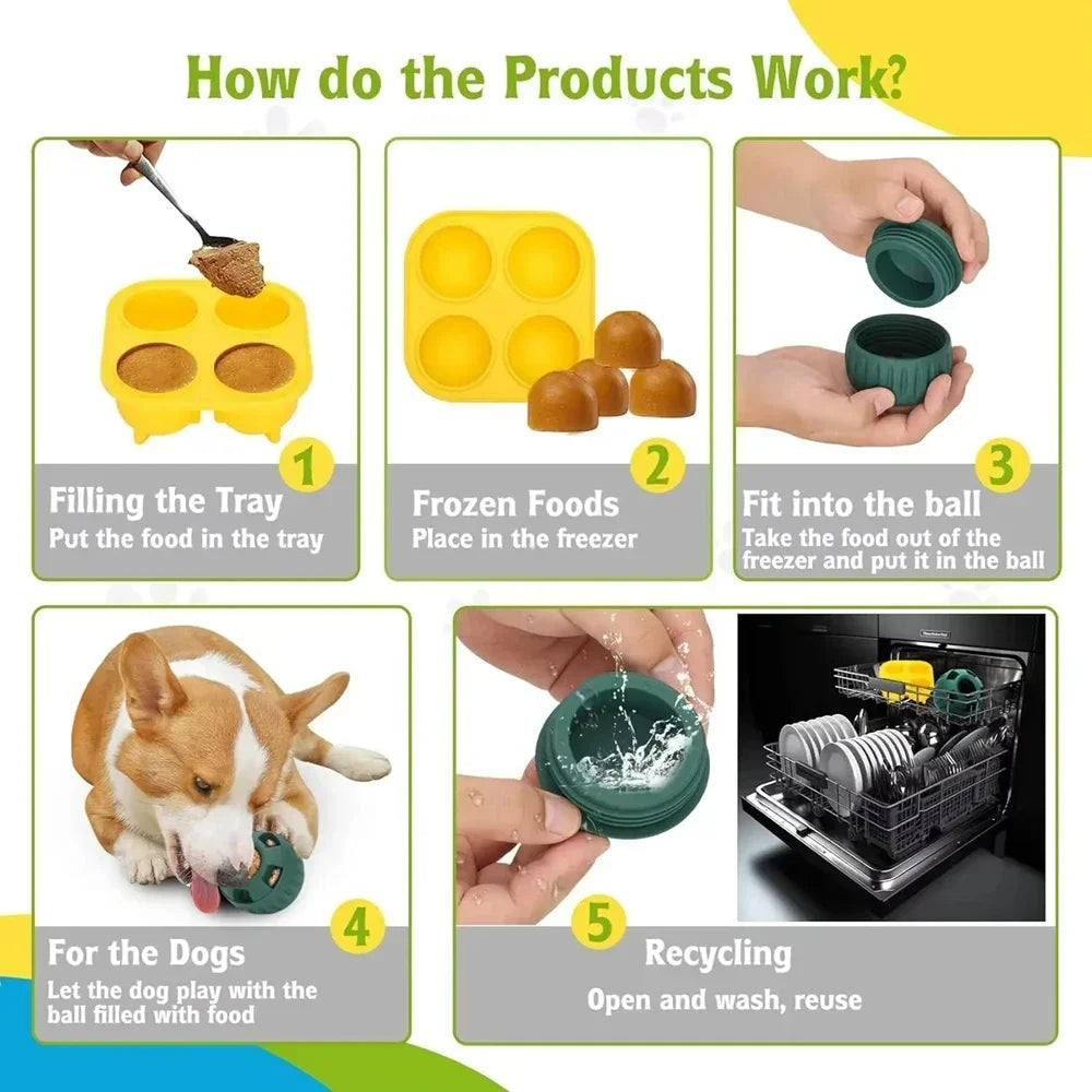 ChillTray™ – Long-Lasting Dog Treat Mold for Pupsicles