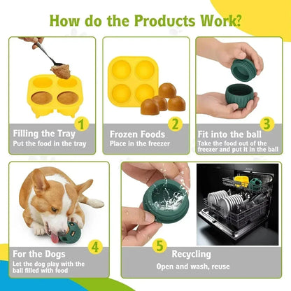 ChillTray™ – Long-Lasting Dog Treat Mold for Pupsicles