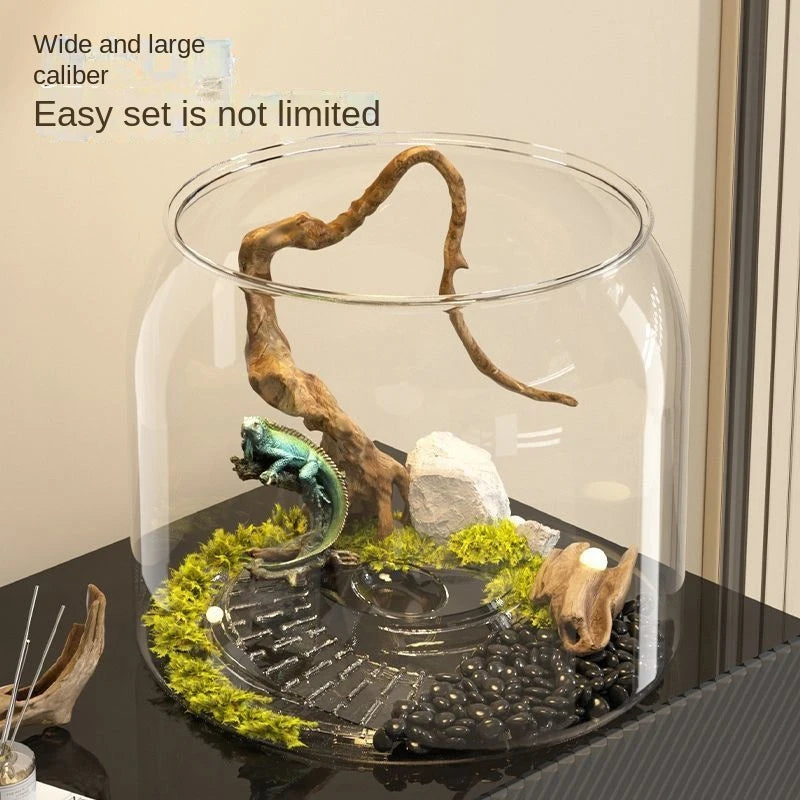 ClearHabitat™ – Desktop Aquarium with Lid for Fish or Turtles