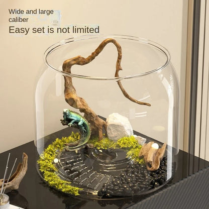 ClearHabitat™ – Desktop Aquarium with Lid for Fish or Turtles