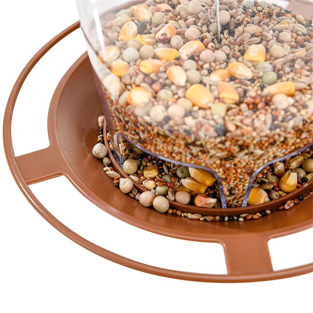 FeatherMate™ HexaView Automatic Hanging Bird Feeder
