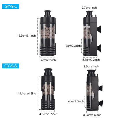 AquaPure™ Multifunctional Sponge Filter with Air Pump