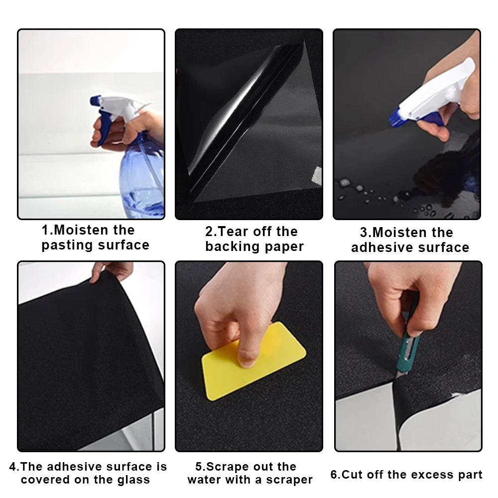 AquaBlack™ Static Cling Aquarium Background Film (30/40cm)