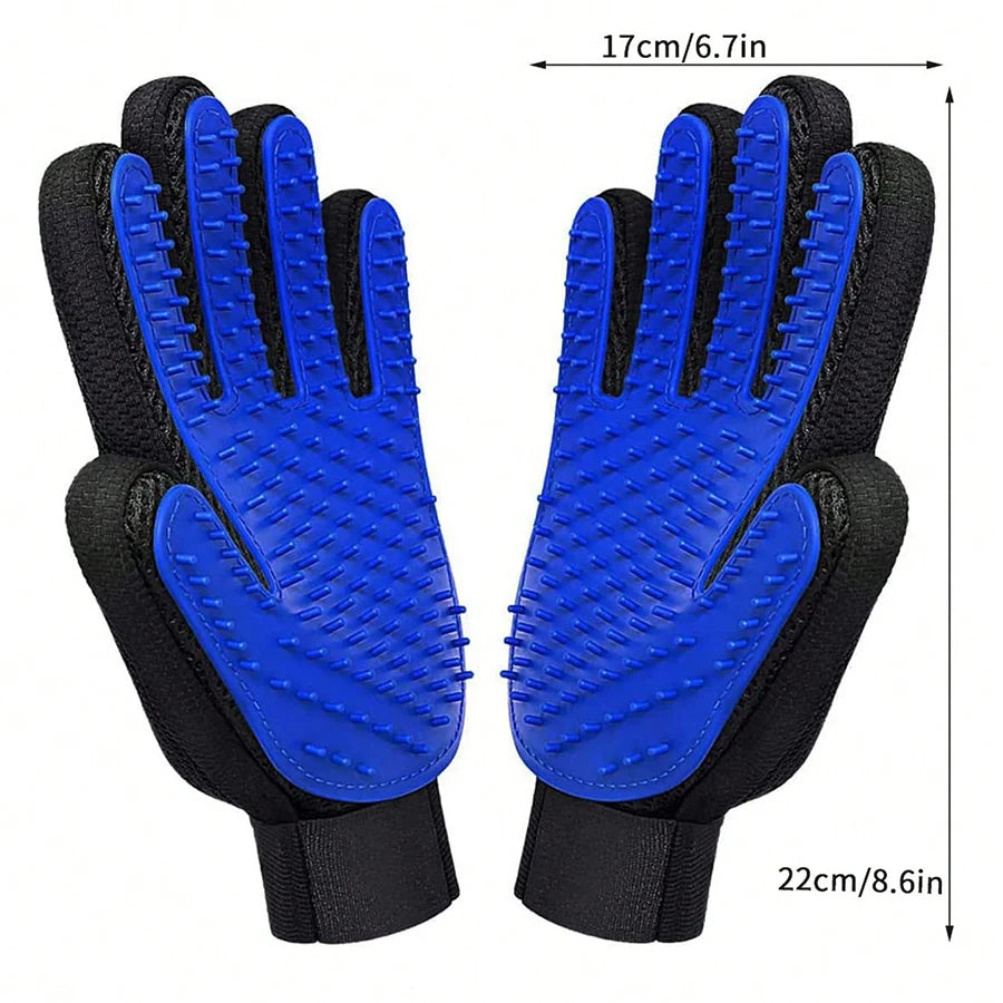 Pineapple Paws™ Pet Hair Removal Grooming Gloves
